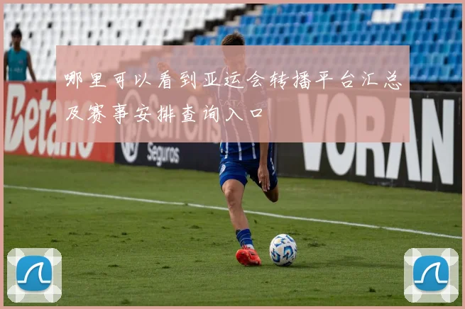 哪里可以看到亚运会转播平台汇总及赛事安排查询入口